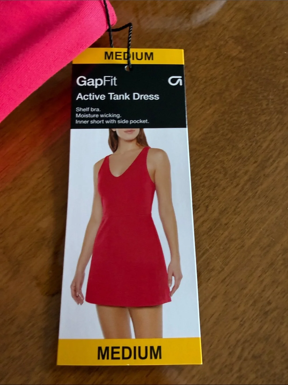GAP Bright Red V-Neck Sleeveless Mini Dress - Picture 4 of 10